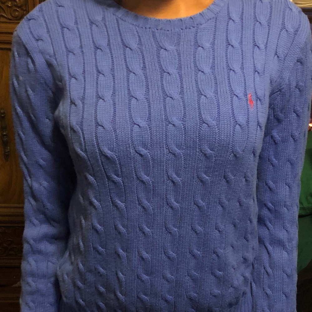 Ladies polo sweater